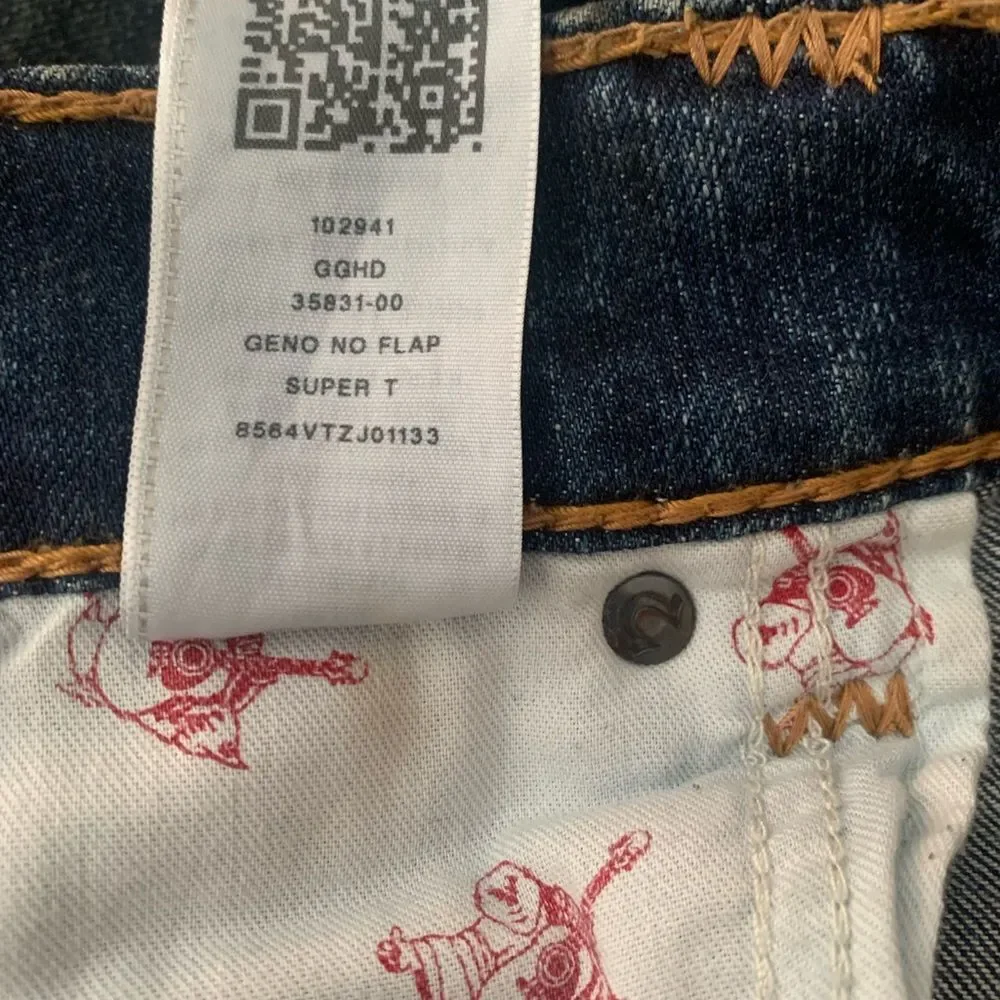 True Religion Geno Relaxed Slim Jeans 44